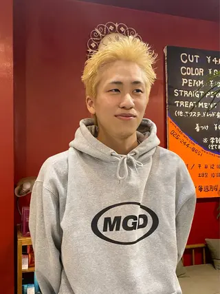 ショート カラー メンズ 小日向 沙織のヘアスタイル