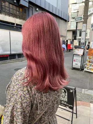カラー 🍒暖色/艶カラー/ moe🍒のヘアスタイル