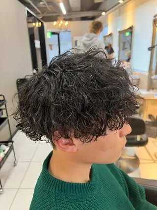 パーマ メンズ パーマ特化美容師 茂木広幸のヘアスタイル