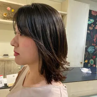 ミディアム 谷九/天王寺/上本町 /似合わせ/北川響のヘアスタイル