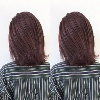 ミディアム カラー Hanna by W_SALONのヘアスタイル