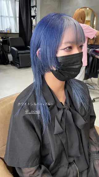 セミロング カラー spooopy所属・🕊大垣 めぐみ🕊のヘアスタイル