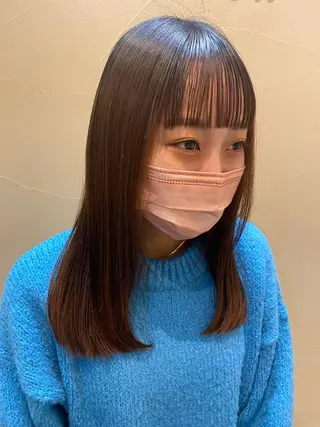 ロング フェイスヘアークリエイション所属・大形 誉のヘアスタイル