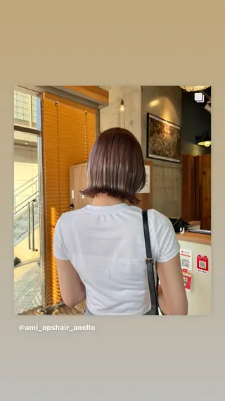 ショート ops hair anello所属・小林 綾美のヘアスタイル