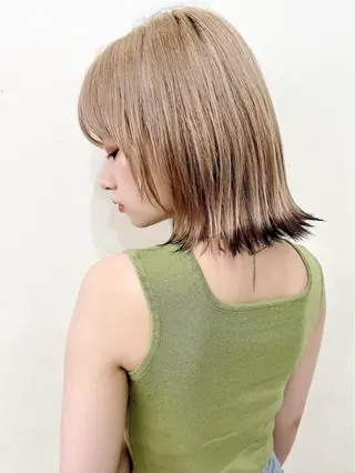 ミディアム カラー teddy（テディ）所属・村瀬 茜のヘアスタイル