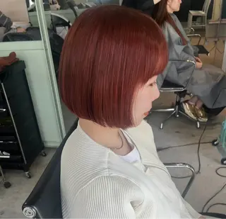 ショート カラー 暖色/まろベージュ/ シカタユウカのヘアスタイル