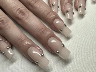 ネイル ki🍒🍒 ki ツルツルネイルのネイルデザイン