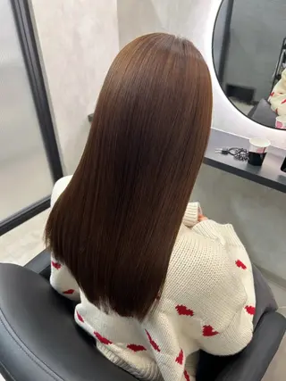 セミロング 新宿/美髪矯正 髪質改善/韓国風山本のヘアスタイル