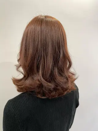 ミディアム カラー ヘアアレンジ L.E.M 仙台のヘアスタイル