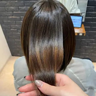 ミディアム Slap Dash 【スラップ ダッシュ】所属・髪質改善カラー 🧸かりん🎀‪のヘアスタイル