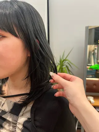 ミディアム カラー Lin'ne所属・竹内 梓のヘアスタイル