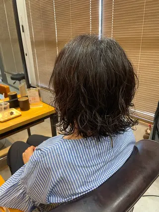 ショート パーマ Latte川原店所属・金古 美優のヘアスタイル