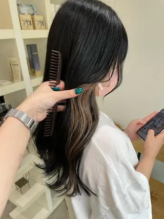 ロング カラー mir所属・柿沼 未夢のヘアスタイル