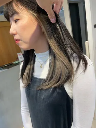 セミロング カラー 樋口　将輝 カラーモデル募集中のヘアスタイル