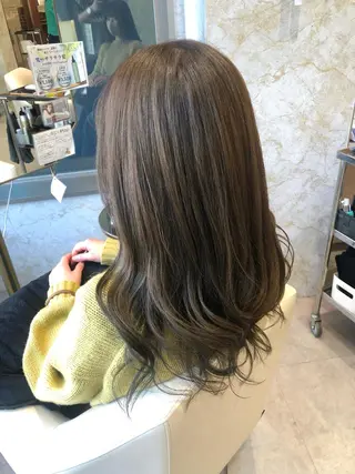 ミディアム La fith hair rond 立川店所属・kyosuke 透明感カラーのヘアスタイル