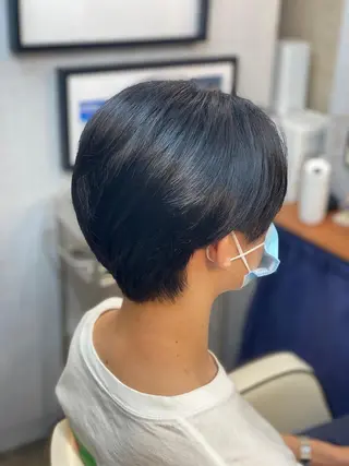 ショート sand&rose所属・逗子、パーマスタイル ナオイカイラのヘアスタイル