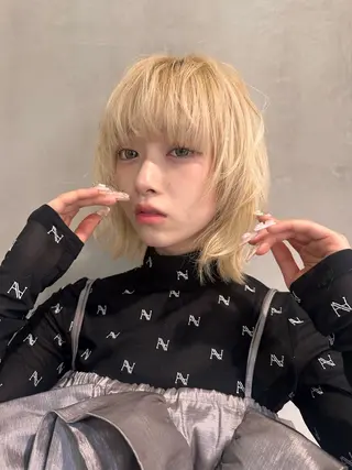 ロング カラー ハイトーン/ 艶カラー🫧竹村柾則のヘアスタイル