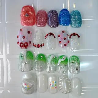 ネイル RIEKO🍒 ワンホン♡推しネイルのネイルデザイン