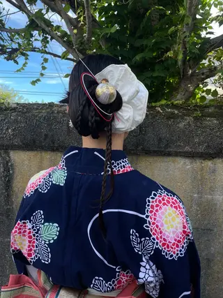 ロング ヘアアレンジ 前田 海耀のヘアスタイル