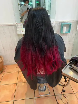 ロング カラー特化 横川　翔希のヘアスタイル