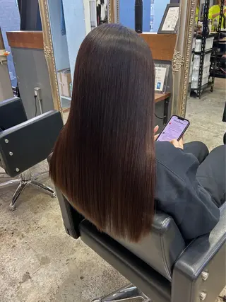 ロング SITY.天神大名【シティ】所属・🦋mamiya🦋 カットモデル募集のヘアスタイル