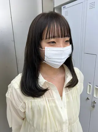 セミロング 似合わせカット🎀/ カラー🫧/まどのヘアスタイル