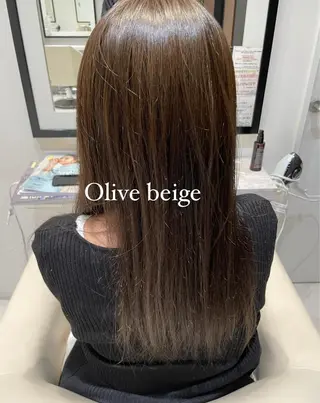 ロング カラー k-twoたき✨艶感 カラー/美髪矯正のヘアスタイル