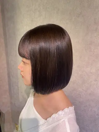 ショート eim hair rink  長津田店所属・🫧透明感カラー 🫧しほのヘアスタイル