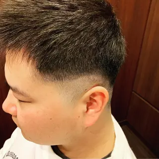 ショート メンズ ヒロ銀座 バーバーショップ神楽坂所属・ひらお あおとのヘアスタイル
