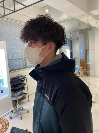 ショート パーマ メンズ 【メンズ指名数 NO.1】マルヤマのヘアスタイル