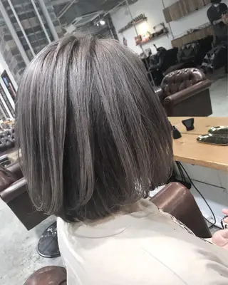 ショート カラー パーマ ヘアアレンジ メンズ キッズ Forest. -髪質改善-のヘアスタイル