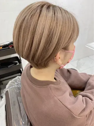 ショート カラー shanti 渡辺新也✂️のヘアスタイル