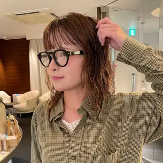 セミロング モデル募集/清水 レイヤーパーマのヘアスタイル