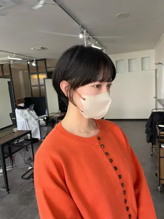 ショート .M所属・松浦 翼のヘアスタイル