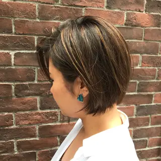 ショート analogue所属・u harukaのヘアスタイル