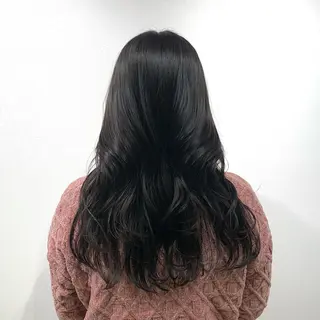ロング カラー ヘアアレンジ キヨミ 韓国レイヤーカットのヘアスタイル