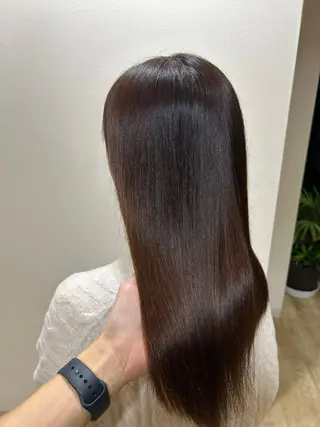 ロング ボブ/ショートボブ/ 縮毛矯正/吉川清保のヘアスタイル