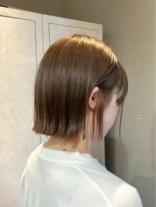 ショート カラー 神戸ボブ✂️ ioe三宮/田 伸佳のヘアスタイル