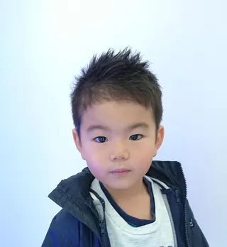 キッズ ショート メンズ 小林 伸行のヘアスタイル