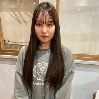 ロング カラー 平地 晃人のヘアスタイル