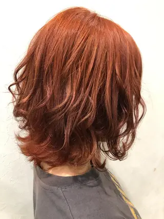 ミディアム カラー BAGZY陣原店所属・吉田 凌也のヘアスタイル
