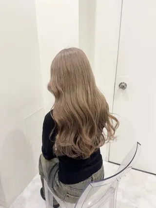 カラー 透明感ベージュ🤎 manami👒🌿のヘアスタイル