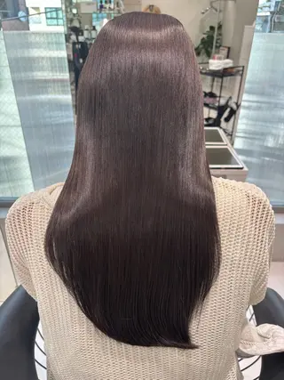 ロング カラー Sakuraෆ˚* 艶カラー×まつパ💖のヘアスタイル