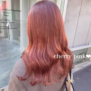 セミロング ブリーチなし暖色 💗AKARI💗のヘアスタイル