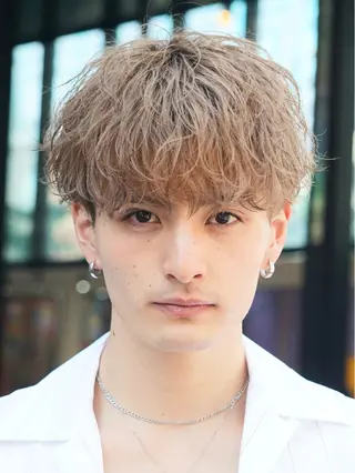 カラー メンズ fifth men's原宿所属・fifth/原宿/ シャドウパーマ/カズのヘアスタイル