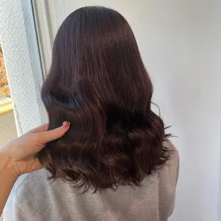 セミロング 盛れる暖色🎀ガーリ ーヘア🎀きっかのヘアスタイル