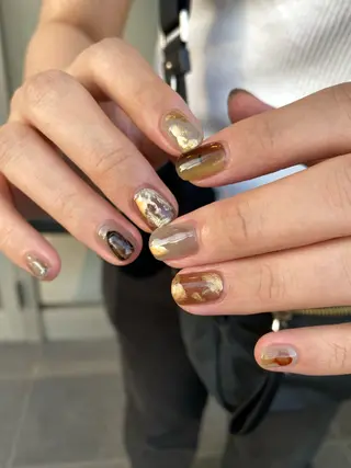 ネイル 草加ニュアンスネイル 🌚hersのネイルデザイン