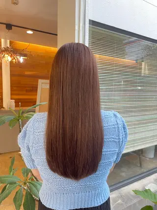 カラー 上村 あやののヘアスタイル