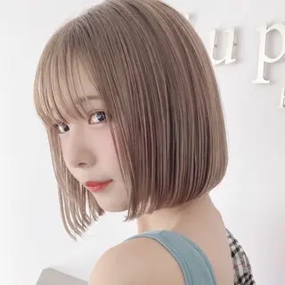 ショート カラー 【似合わせボブ】 池袋/いしばし🌟のヘアスタイル