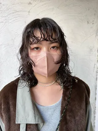 ミディアム パーマ お任せヘア☘️☘️ 及川渚のヘアスタイル